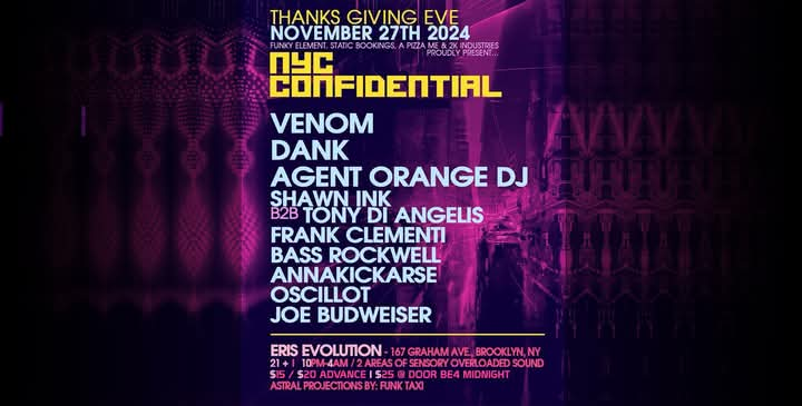 NYC Confidential - Thanksgiving Eve Rave